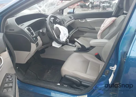 2013 Honda Civic Ex-L из США, поврежденный, VIN 2HGFB2F95DH540792